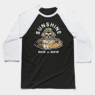 rock skull terror - sunshine Baseball T-Shirt